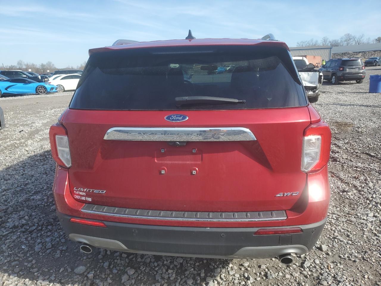 2021 Ford Explorer VIN 1FMSK8FH9MGA86092 Copart auction photo, side damage thumbnail 6