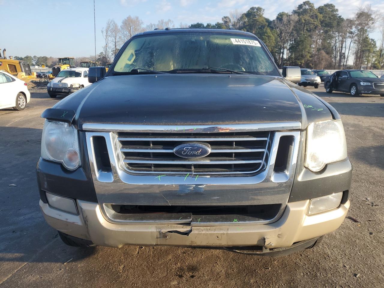 2010 Ford Explorer VIN 1FMEU7E82AUB02505 Copart auction photo, front end / side damage thumbnail 5