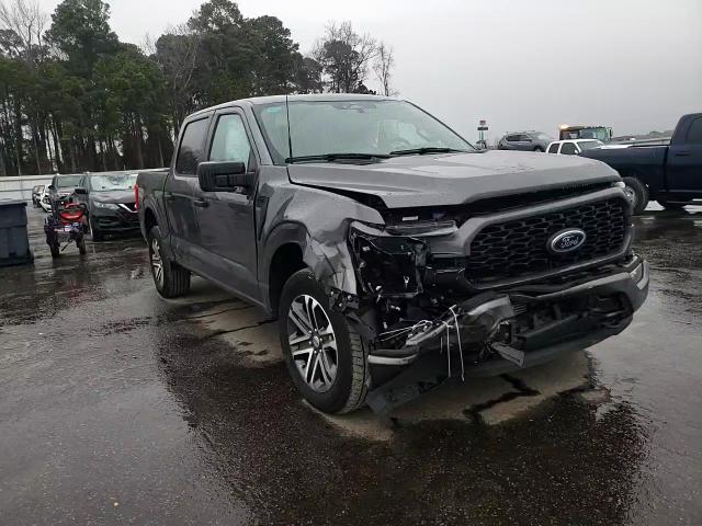 2023 Ford F-150 VIN 1FTEW1EPXPFA72590 Copart auction photo, front end / side damage thumbnail 11