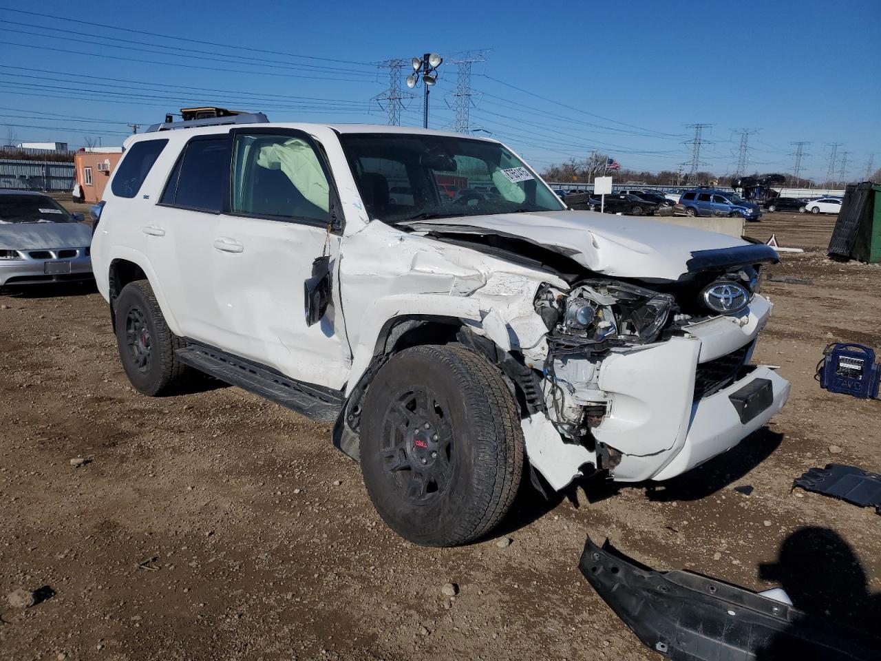 2015 Toyota 4Runner VIN JTEBU5JR5F5222385 Copart auction photo, front end / side damage thumbnail 4