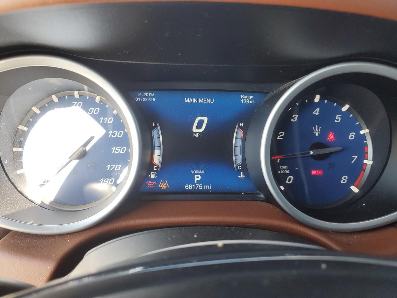 2019 Maserati Ghibli VIN ZAM57YTA0K1308475 Copart auction photo, rear end / minor dent/scratches damage thumbnail 9
