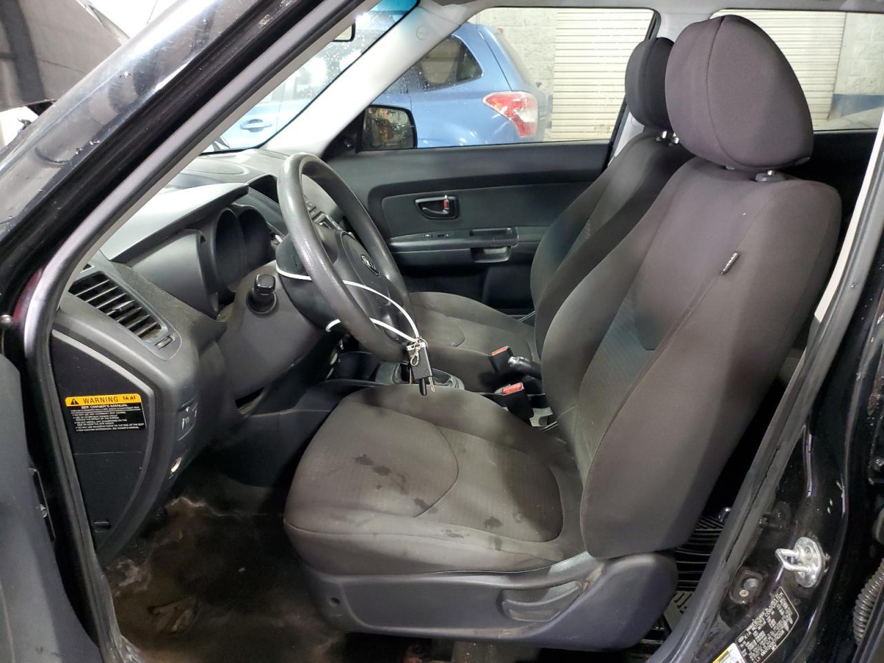 2012 KIA Soul VIN KNDJT2A50C7742508 Copart auction photo, side / front end damage thumbnail 7