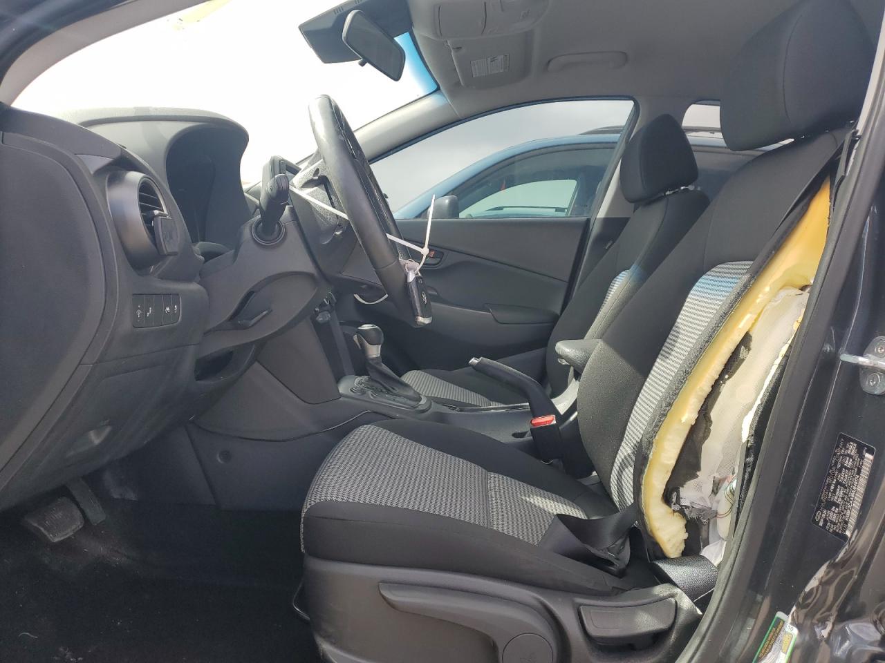 2021 Hyundai Kona VIN KM8K2CAA8MU648174 Copart auction photo, side damage thumbnail 7