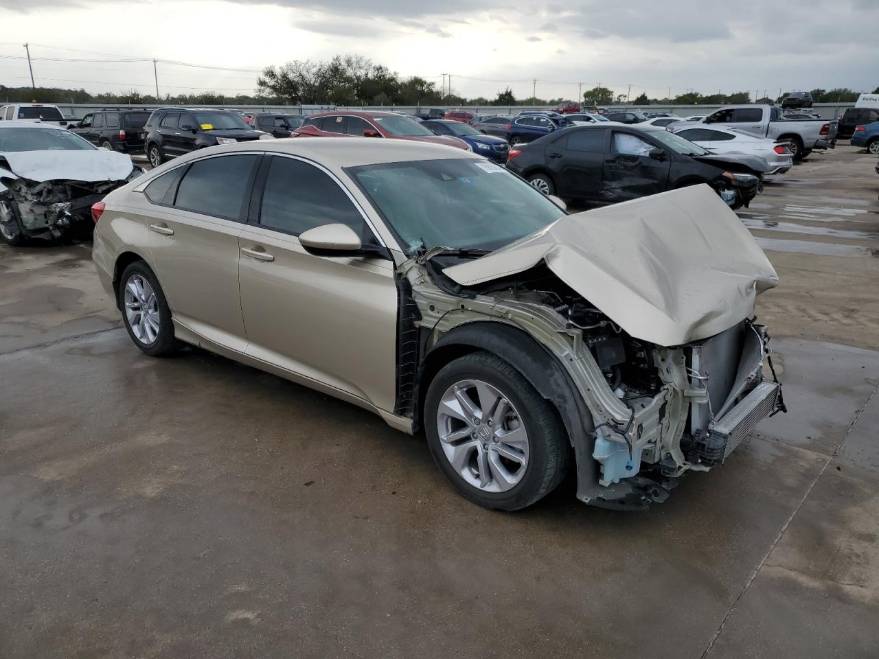 2019 Honda Accord VIN 1HGCV1F10KA123087 Copart auction photo, front end damage thumbnail 4