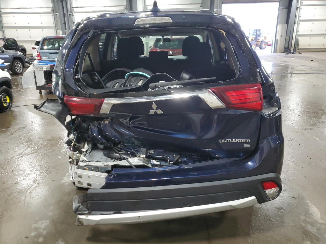 2017 Mitsubishi Outlander VIN JA4AD3A36HZ006101 Copart auction photo, rear end / side damage thumbnail 6