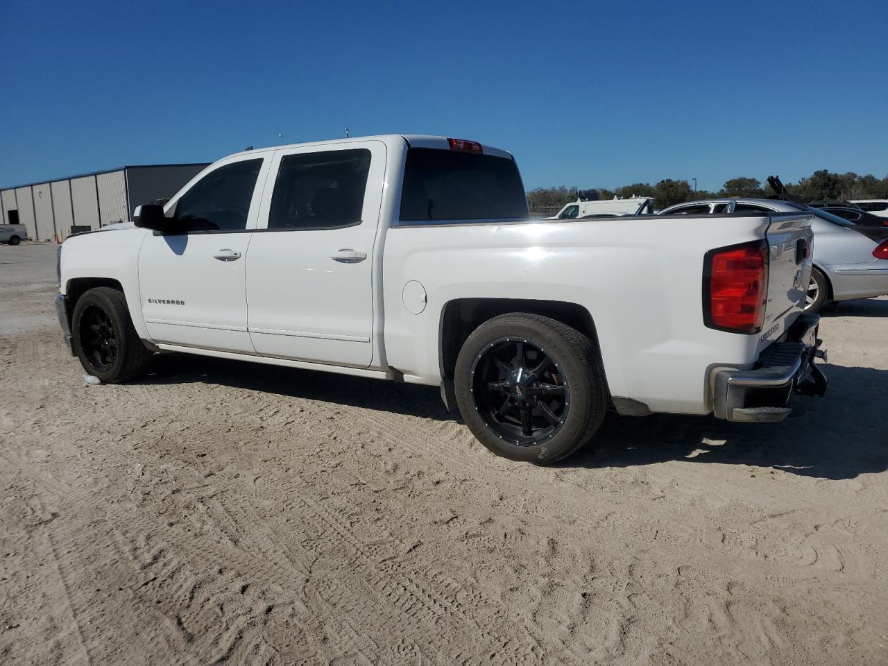 2017 Chevrolet Silverado VIN 3GCPCREC9HG119962 Copart auction photo, front end / rear end damage thumbnail 2