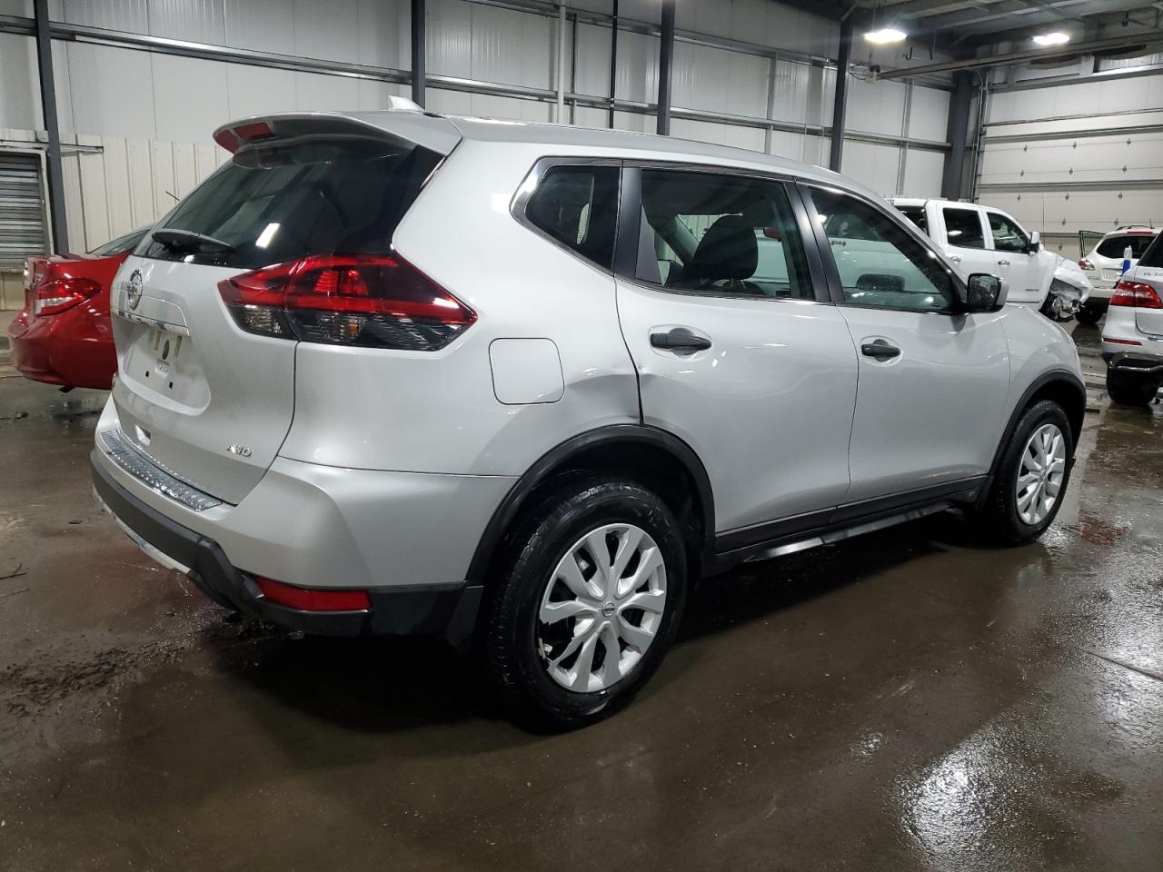 2018 Nissan Rogue VIN 5N1AT2MV0JC827859 Copart auction photo, front end / rear end damage thumbnail 3