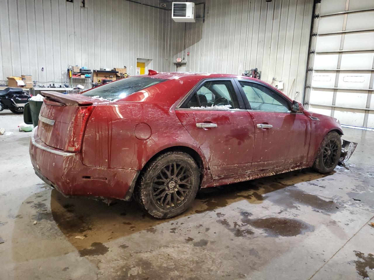 2010 Cadillac CTS VIN 1G6DS5EV8A0135454 Copart auction photo, front end / side damage thumbnail 3