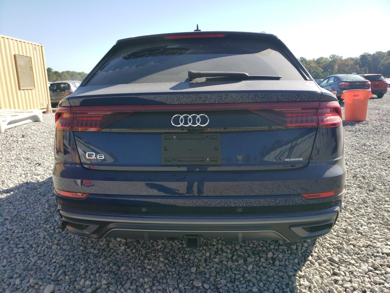2020 Audi Q8 VIN WA1EVAF15LD005313 Copart auction photo, front end / undercarriage damage thumbnail 6