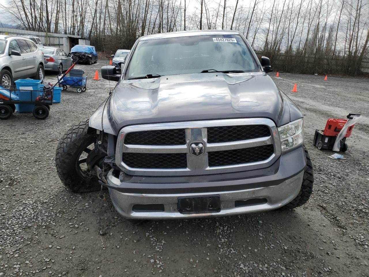 2018 RAM 1500 VIN 1C6RR7LT1JS295537 Copart auction photo, front end / rear end damage thumbnail 5
