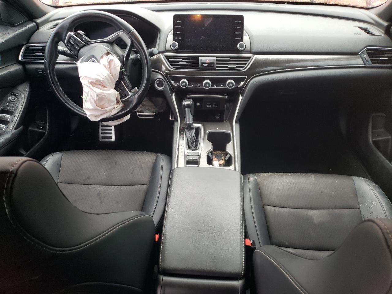 2021 Honda Accord VIN 1HGCV1F37MA044052 Copart auction photo, front end / side damage thumbnail 8