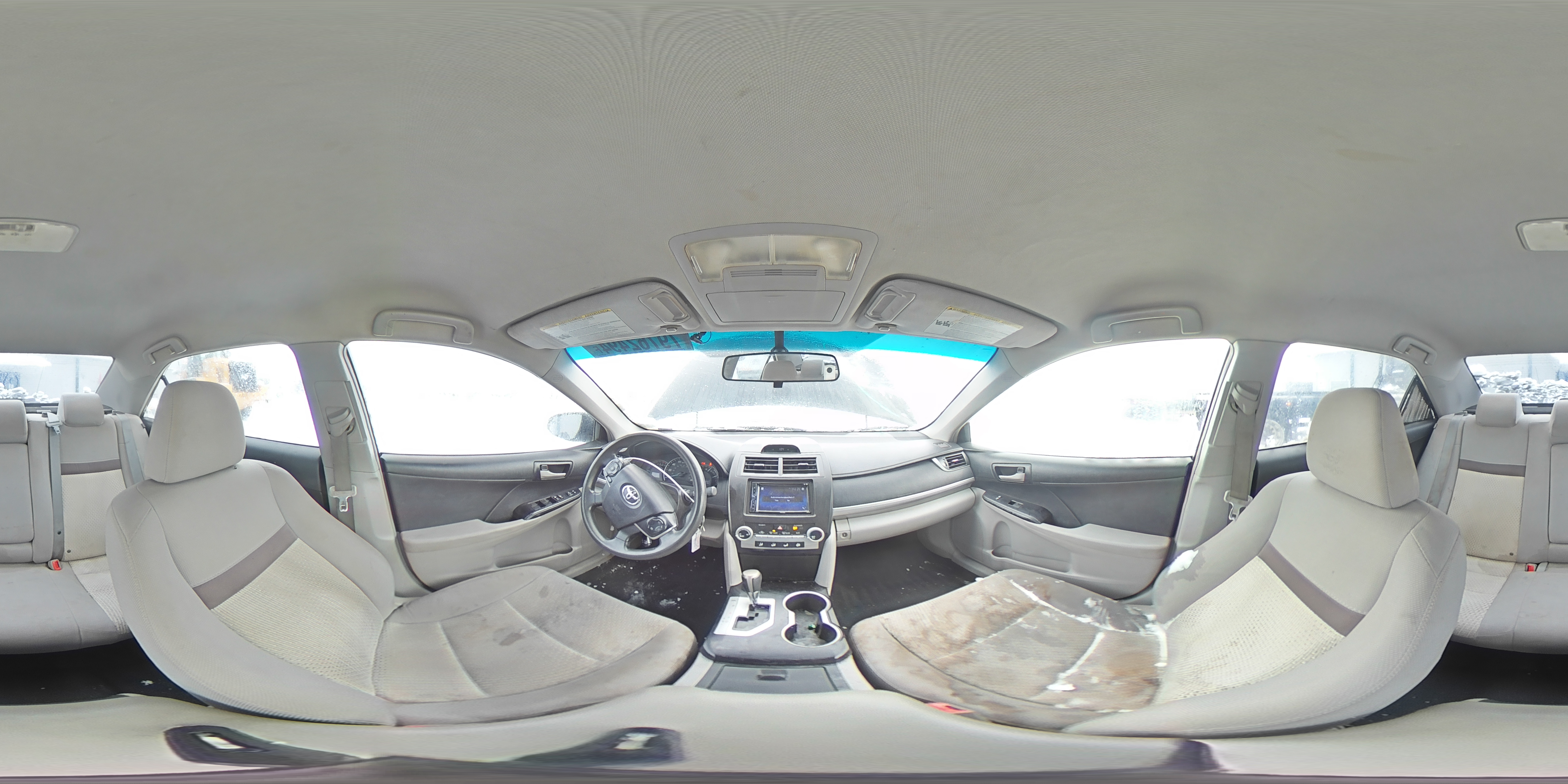 2014 Toyota Camry VIN 4T1BF1FK8EU434023 Copart auction photo, front end / rear end damage thumbnail 12