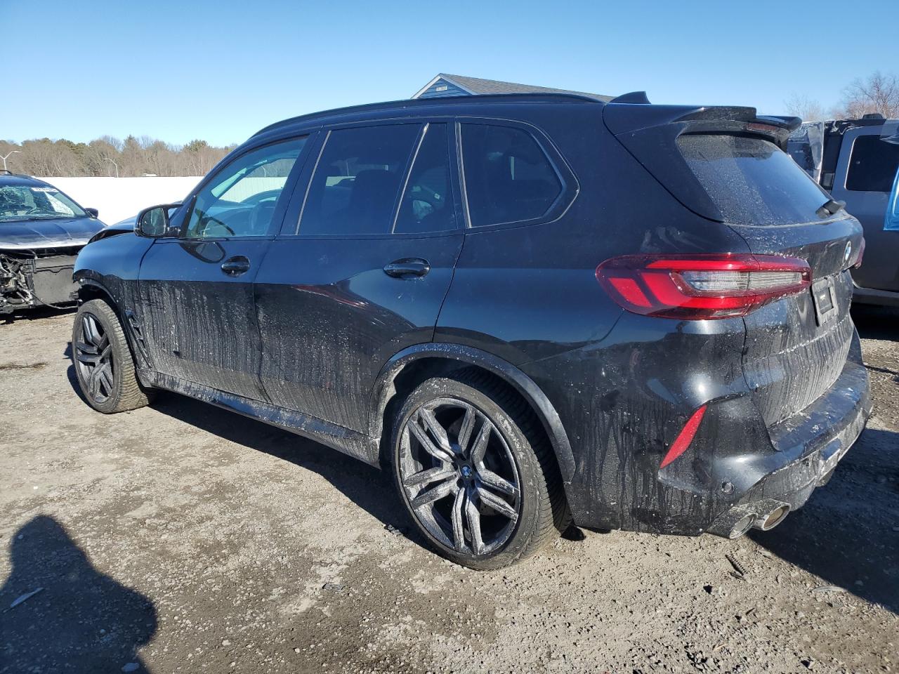 2022 BMW X5 VIN 5YMJU0C02N9K25485 Copart auction photo, front end / side damage thumbnail 2