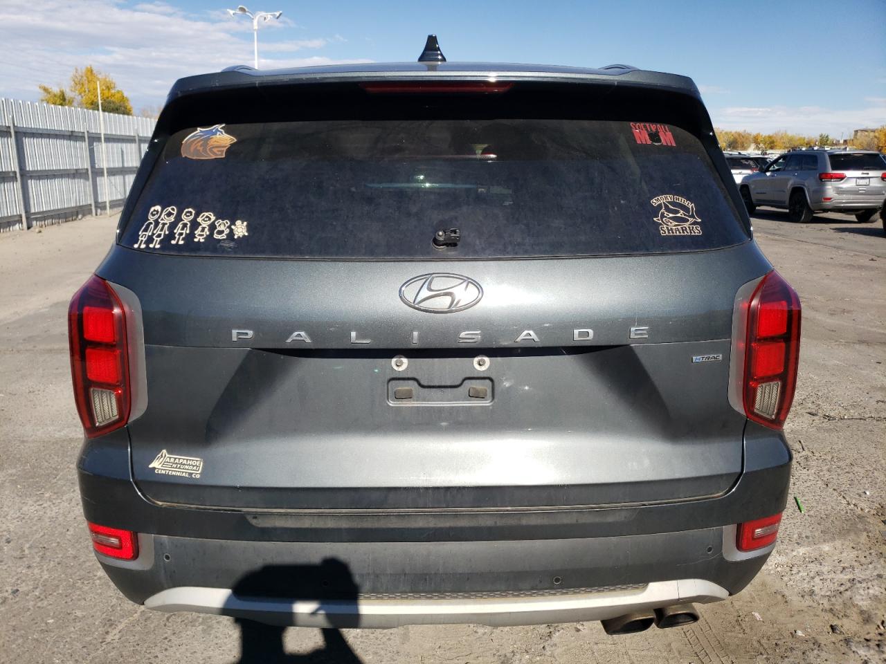 2022 Hyundai Palisade VIN KM8R4DHE4NU427728 Copart auction photo, hail / hail damage thumbnail 6