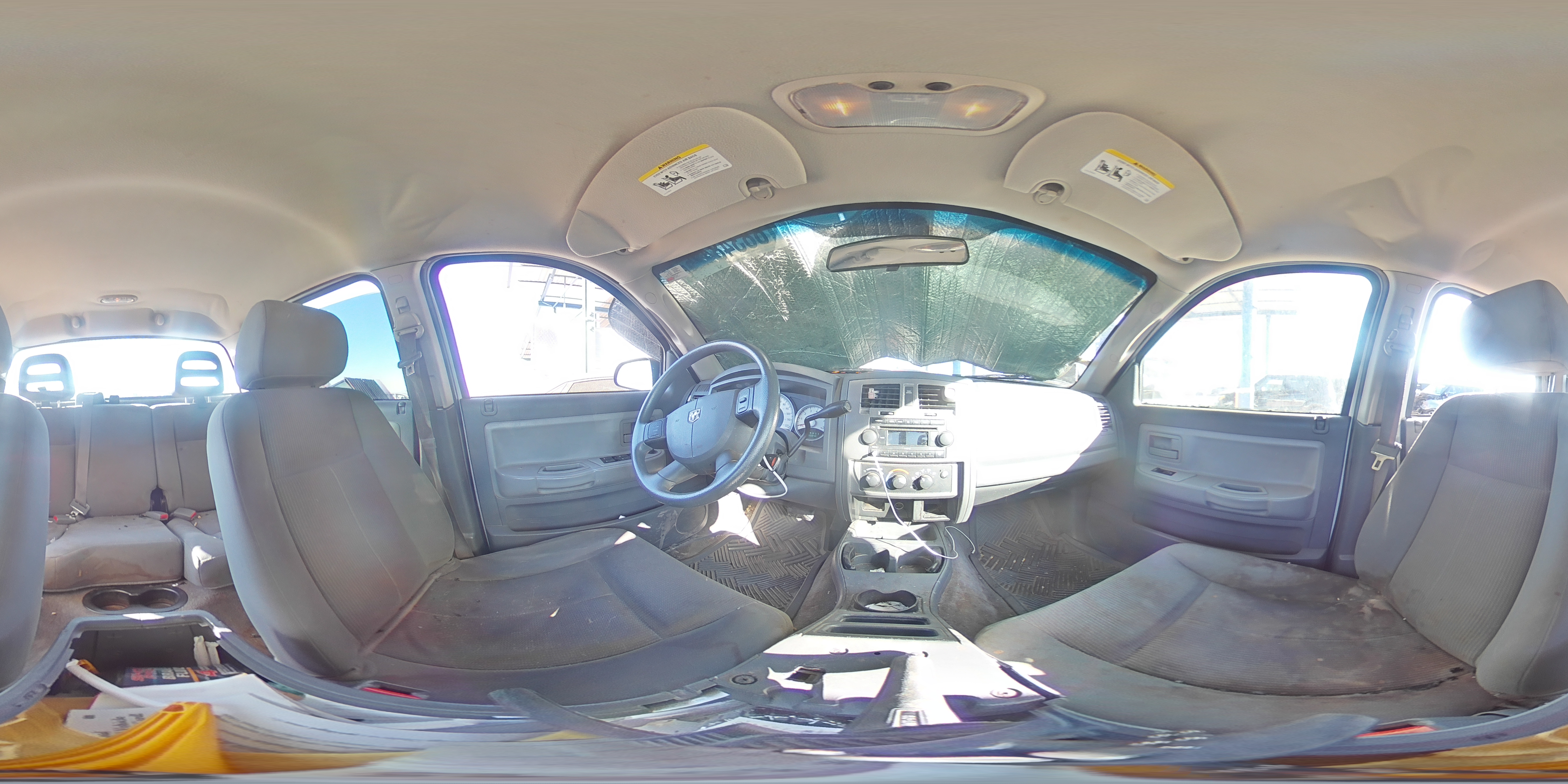 2006 Dodge Dakota VIN 1D7HE48N86S646708 Copart auction photo, side damage thumbnail 12