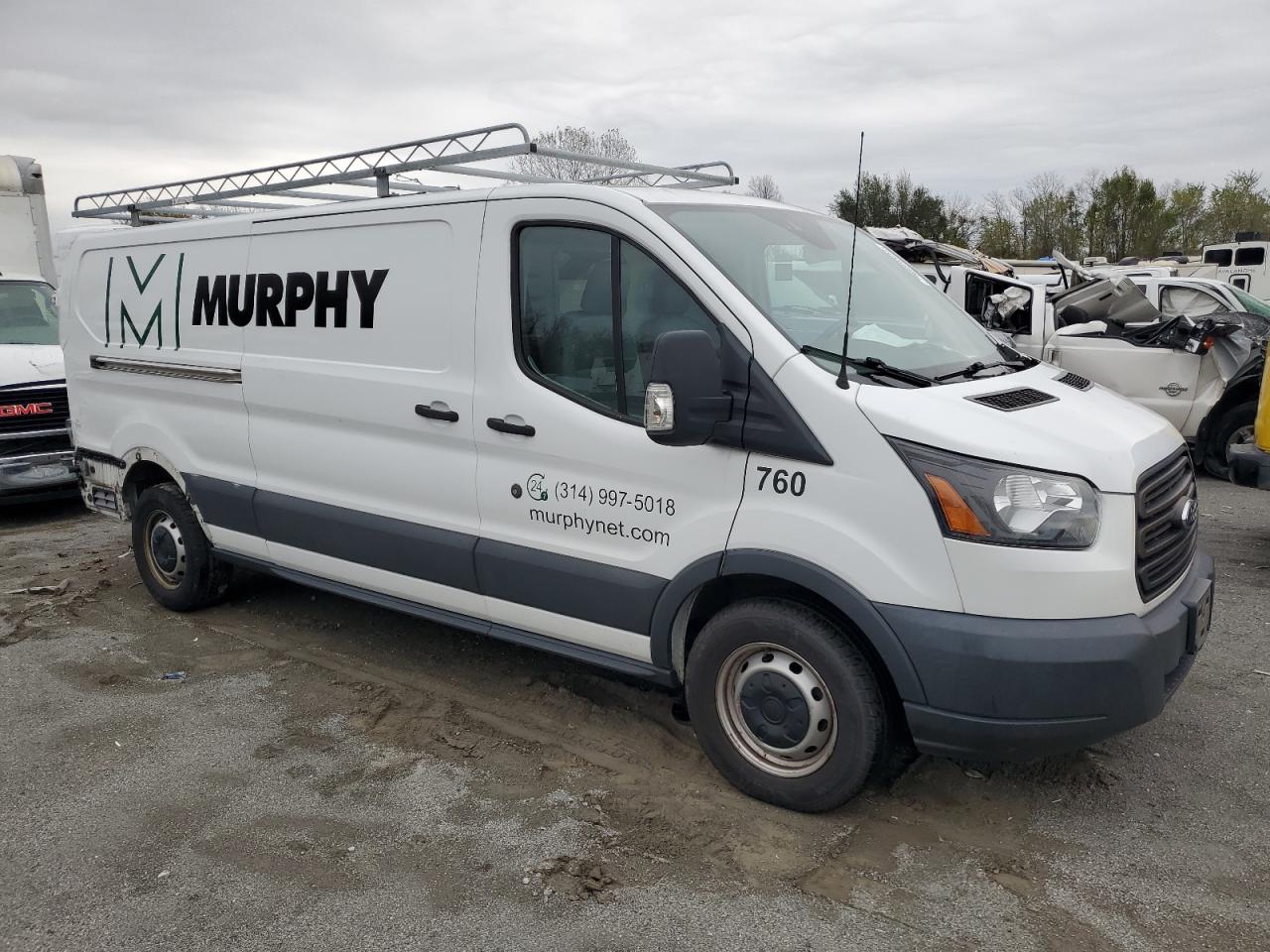 2018 Ford Transit VIN 1FTBW2YM8JKA17404 Copart auction photo, rear end damage thumbnail 4