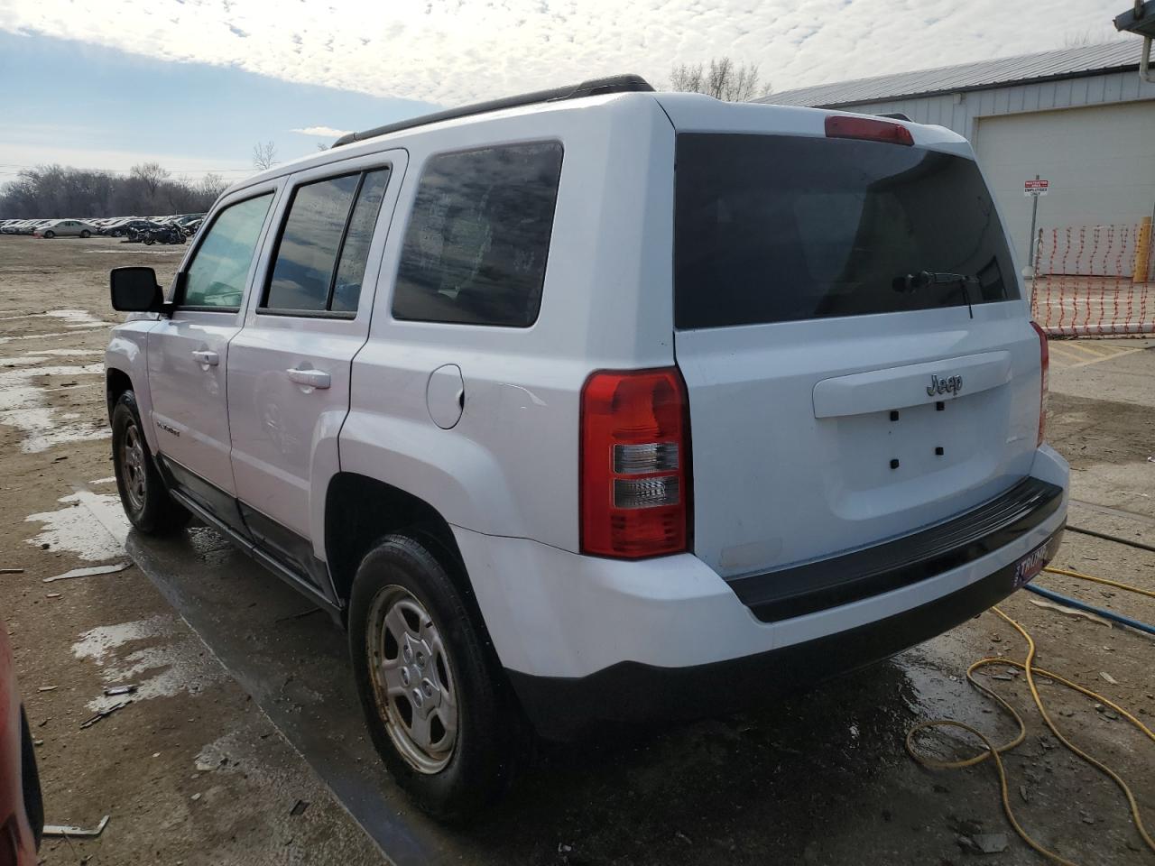 2015 Jeep Liberty (Patriot) VIN 1C4NJPBA0FD333852 Copart auction photo, rollover damage thumbnail 2