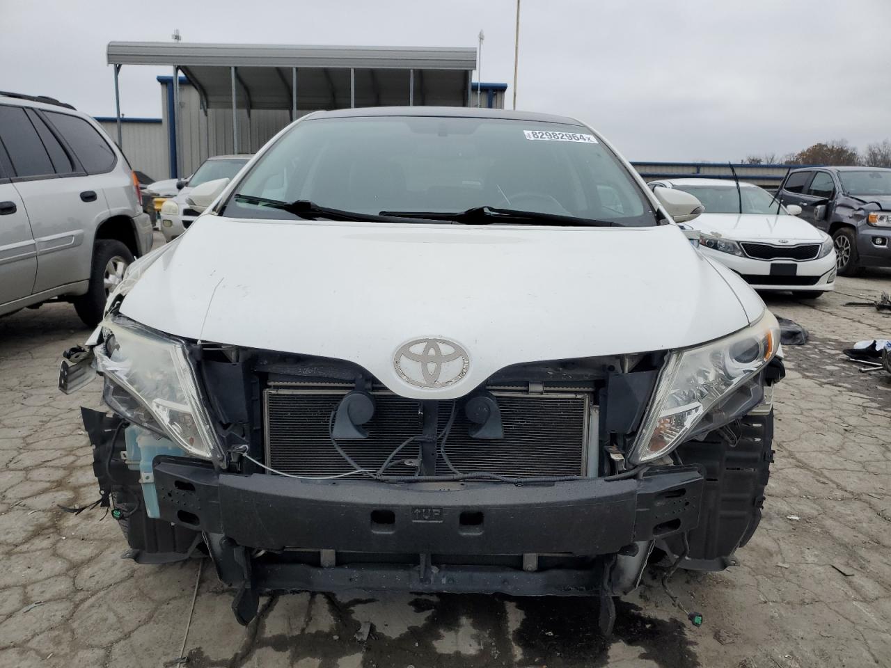 2013 Toyota Venza VIN 4T3ZA3BB3DU066130 Copart auction photo, front end / side damage thumbnail 5