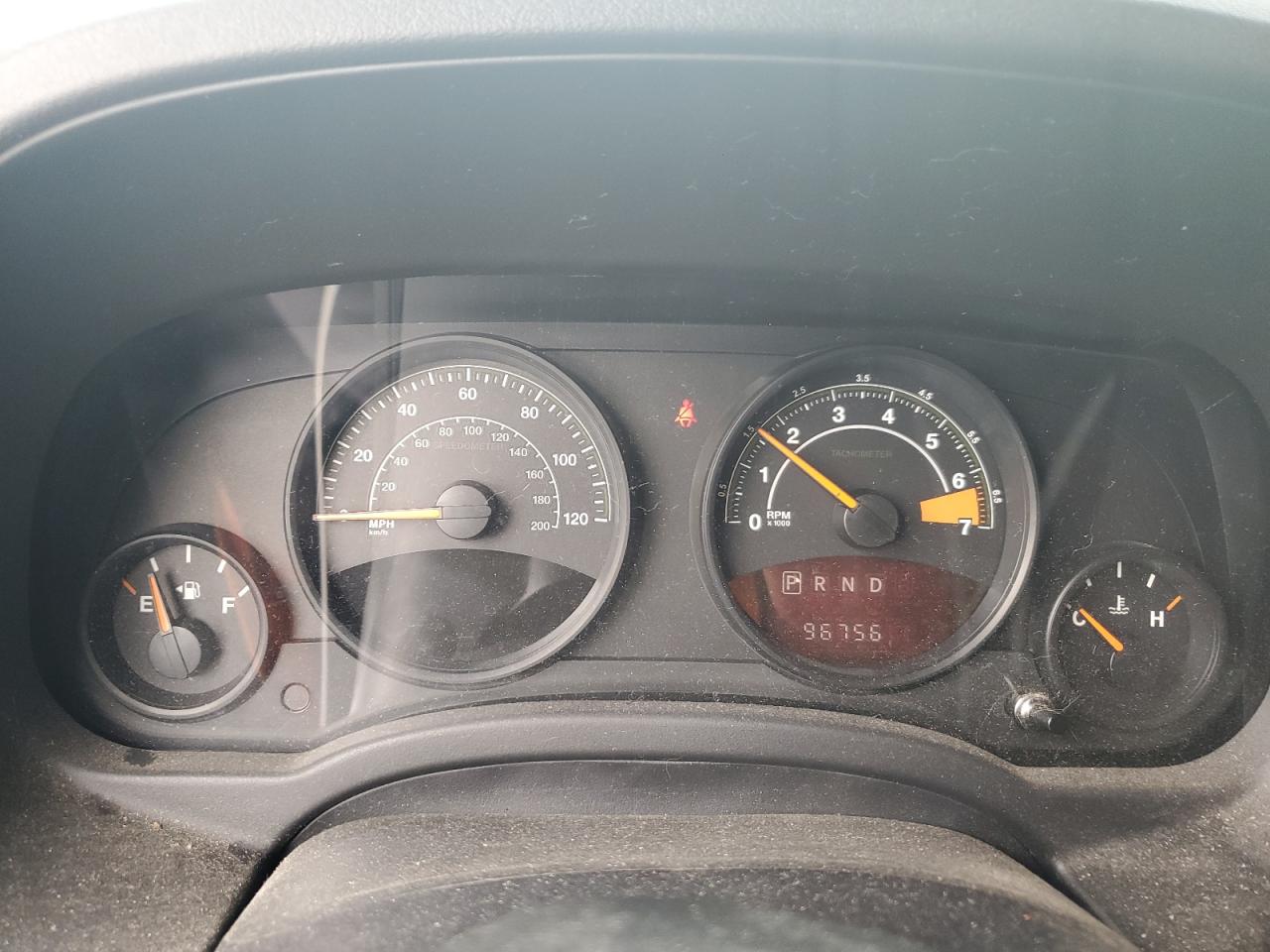 2016 Jeep Liberty (Patriot) VIN 1C4NJRBBXGD566403 Copart auction photo, front end damage thumbnail 9