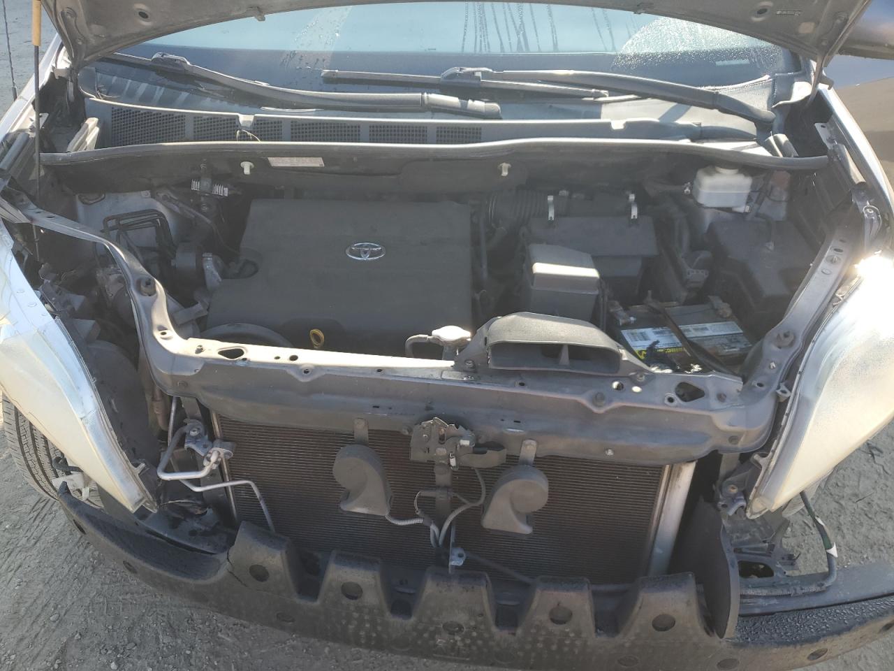 2012 Toyota Sienna VIN 5TDKK3DC2CS212599 Copart auction photo, front end damage thumbnail 13