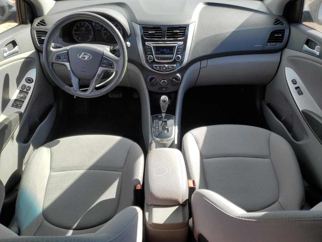 2015 Hyundai Accent VIN KMHCU5AE9FU233087 Copart auction photo, mechanical / minor dent/scratches damage thumbnail 8