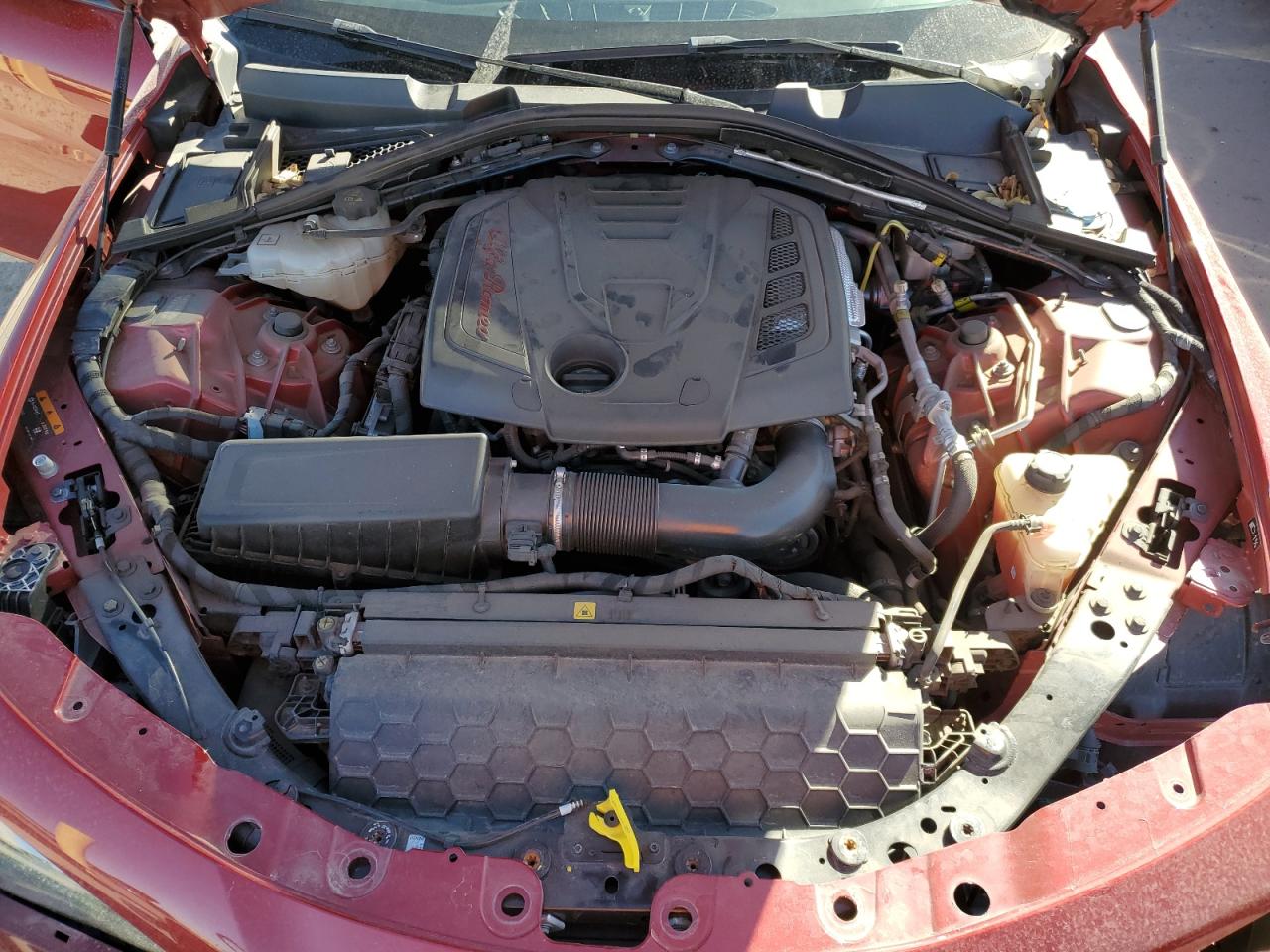 2019 Alfa Romeo Giulia VIN ZARFAMBN9K7612074 Copart auction photo, front end / rear end damage thumbnail 11