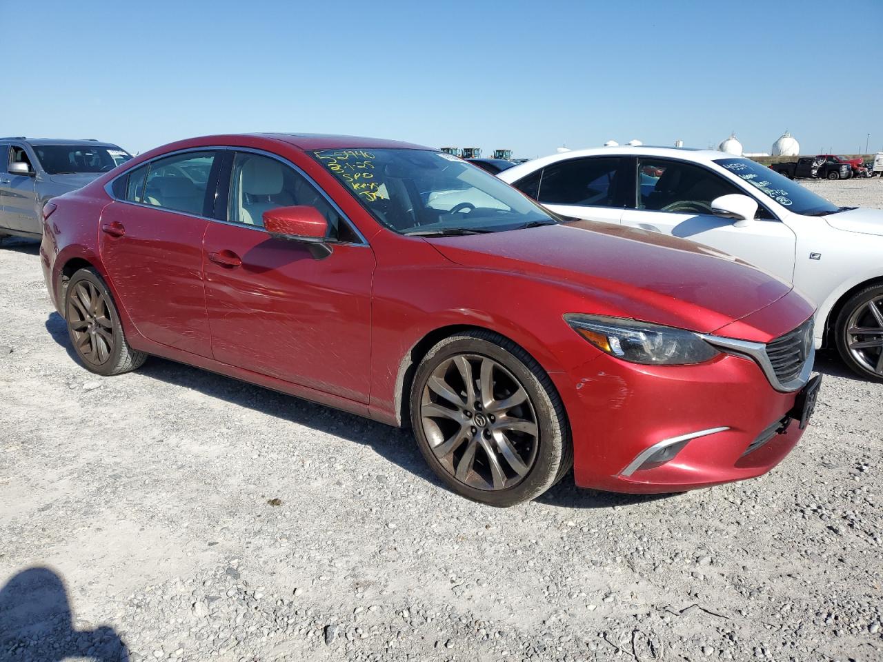 2017 Mazda 6 VIN JM1GL1W51H1146069 Copart auction photo, all over / side damage thumbnail 4
