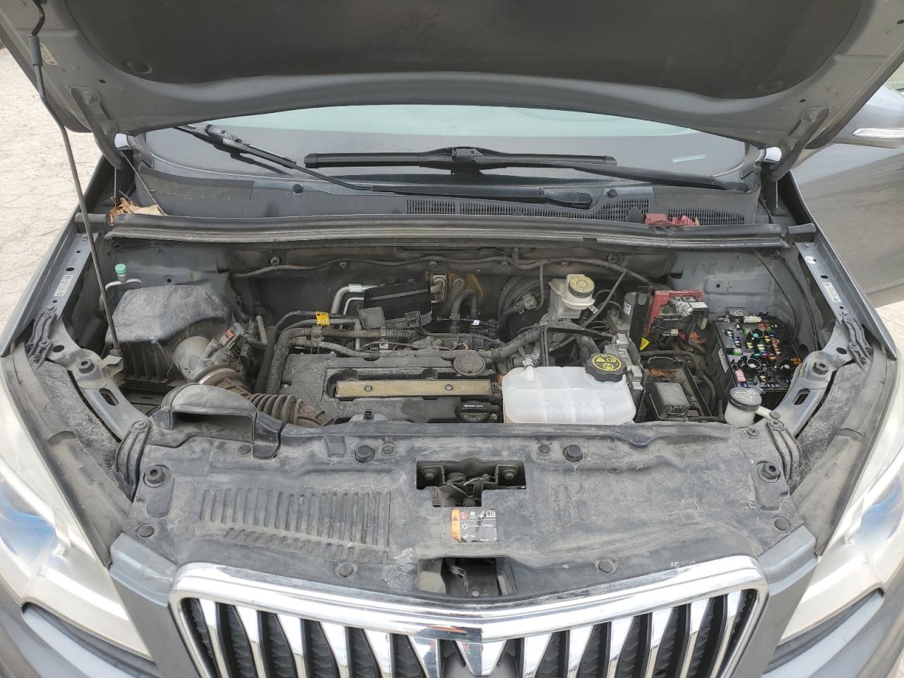 2014 Buick Encore VIN KL4CJBSB1EB775742 Copart auction photo, vandalism damage thumbnail 14