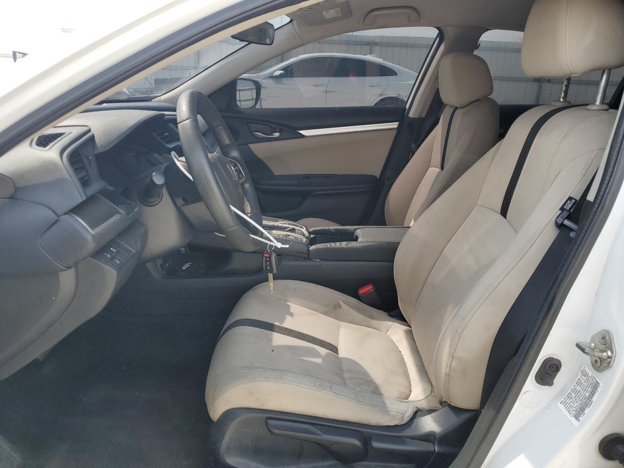 2019 Honda Civic VIN 19XFC2F60KE015021 Copart auction photo, front end / side damage thumbnail 7