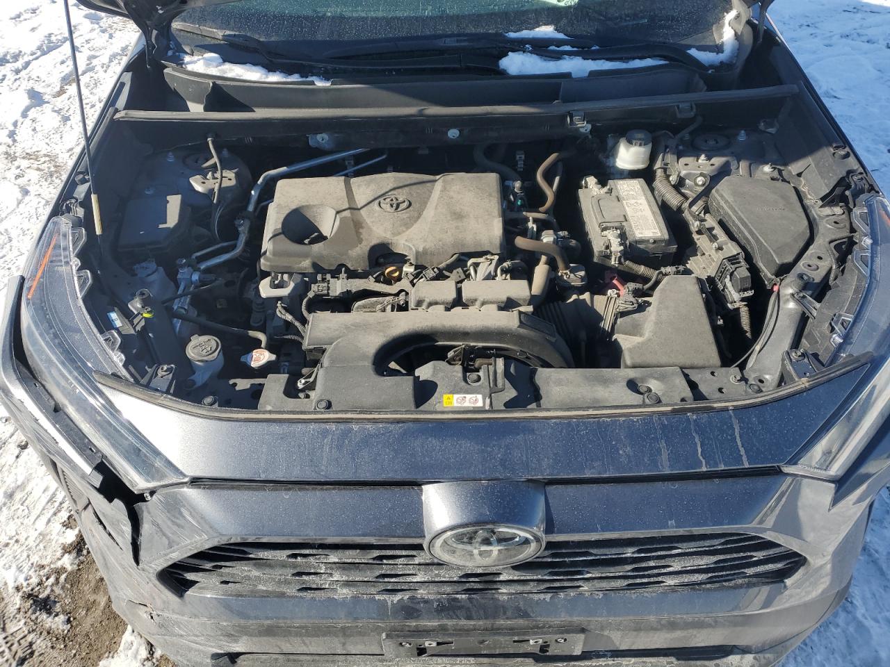 2020 Toyota RAV 4 VIN 2T3H1RFV3LW061415 Copart auction photo, side / front end damage thumbnail 13