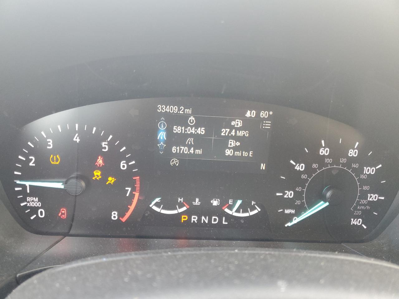 2020 Ford Escape VIN 1FMCU9H61LUC78221 Copart auction photo, front end / rear end damage thumbnail 9