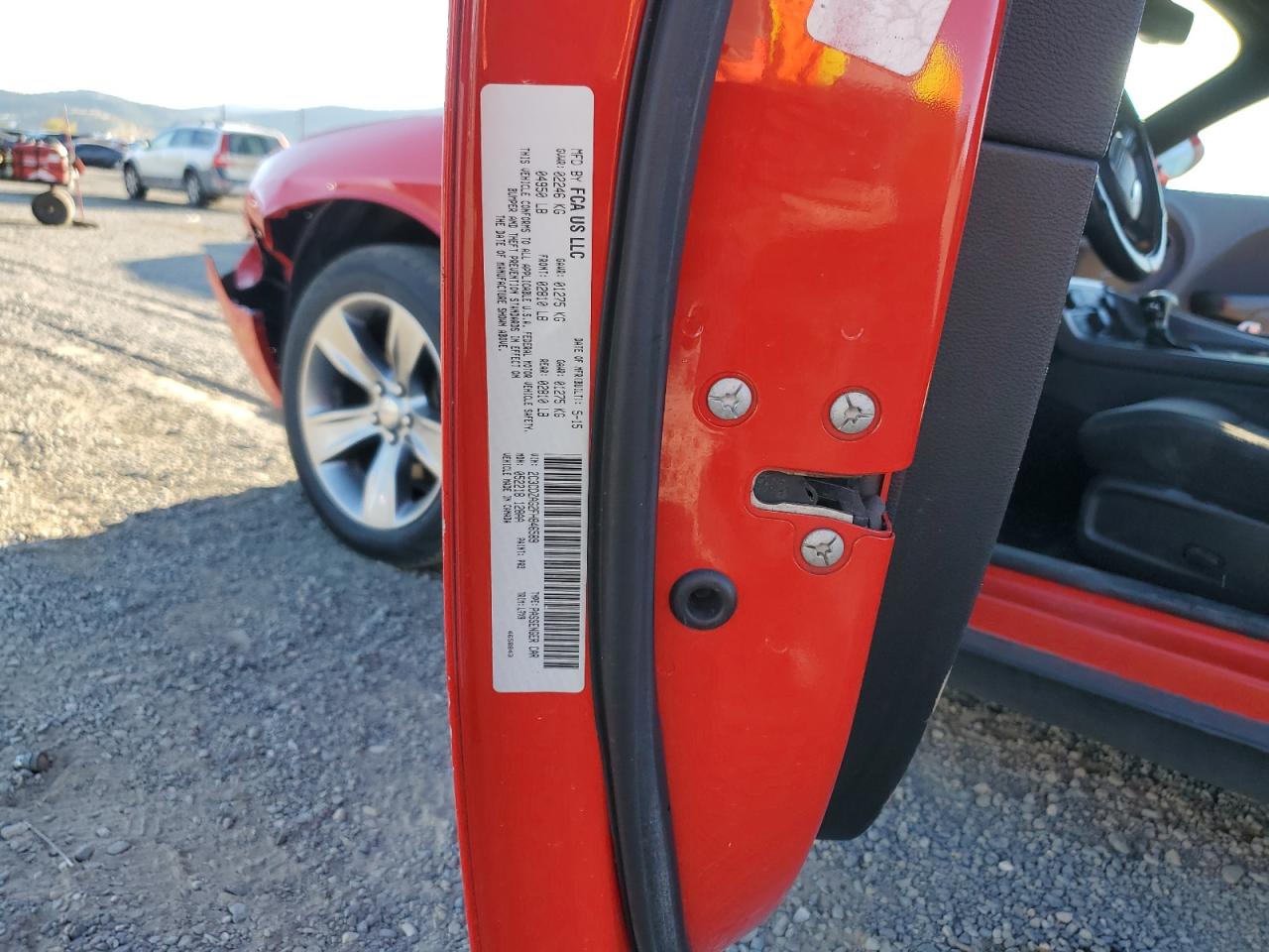 2015 Dodge Challenger VIN 2C3CDZAG2FH846589 Copart auction photo, front end / minor dent/scratches damage thumbnail 12
