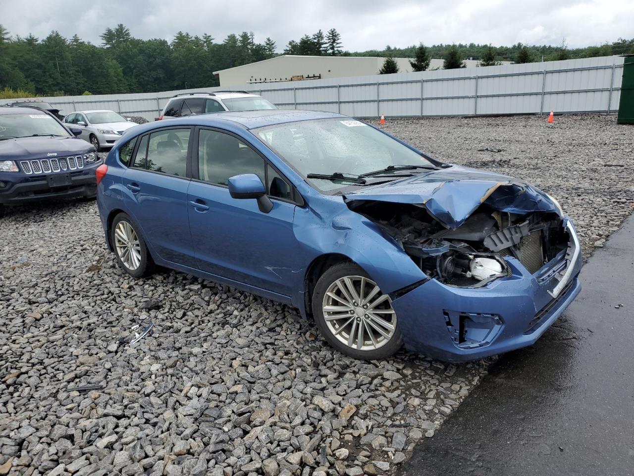 2014 Subaru Impreza VIN JF1GPAD65E8228380 Copart auction photo, front end / rear end damage thumbnail 4