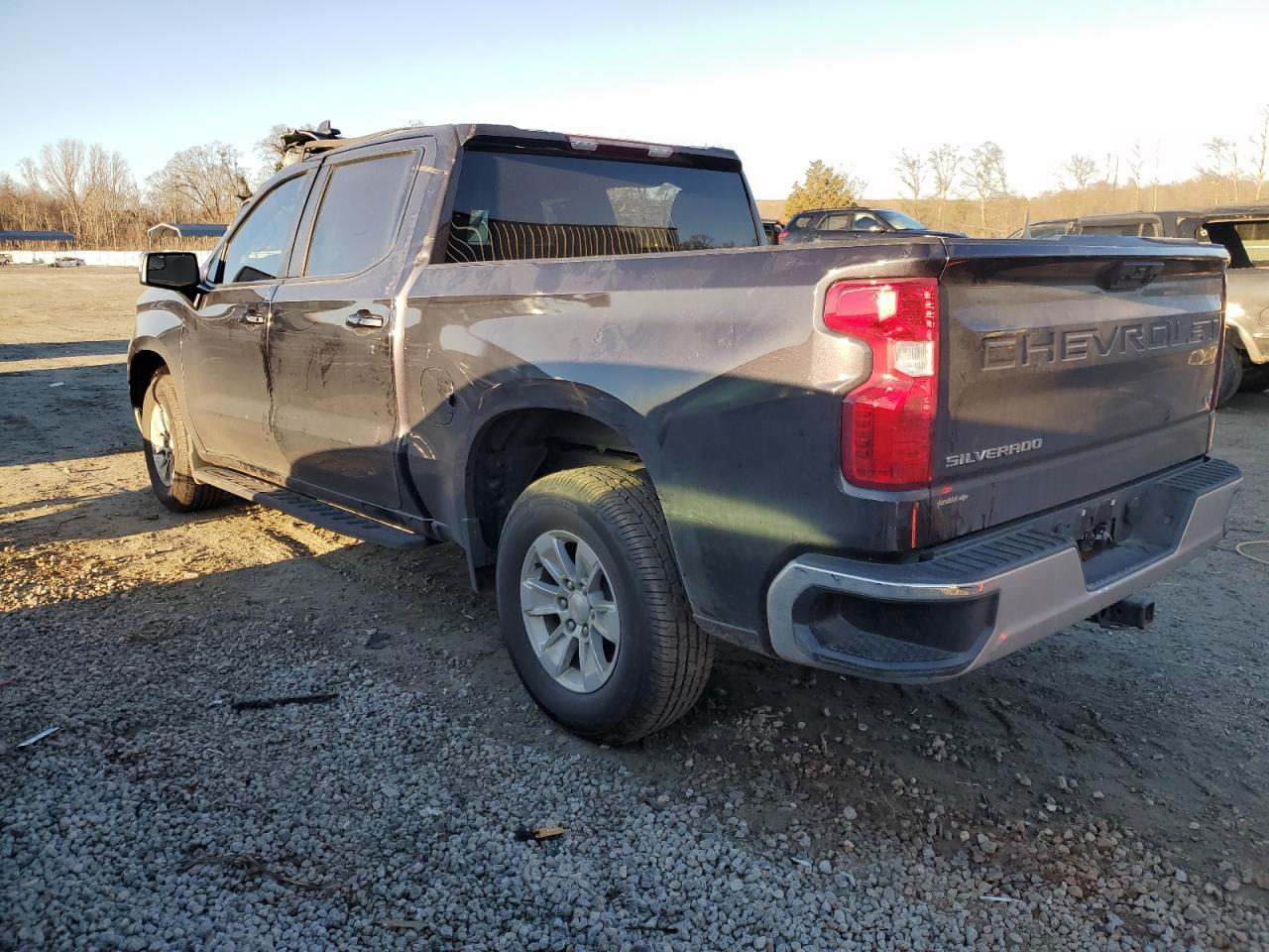 2023 Chevrolet Silverado VIN 3GCPACEK8PG256190 Copart auction photo, top/roof / front end damage thumbnail 2