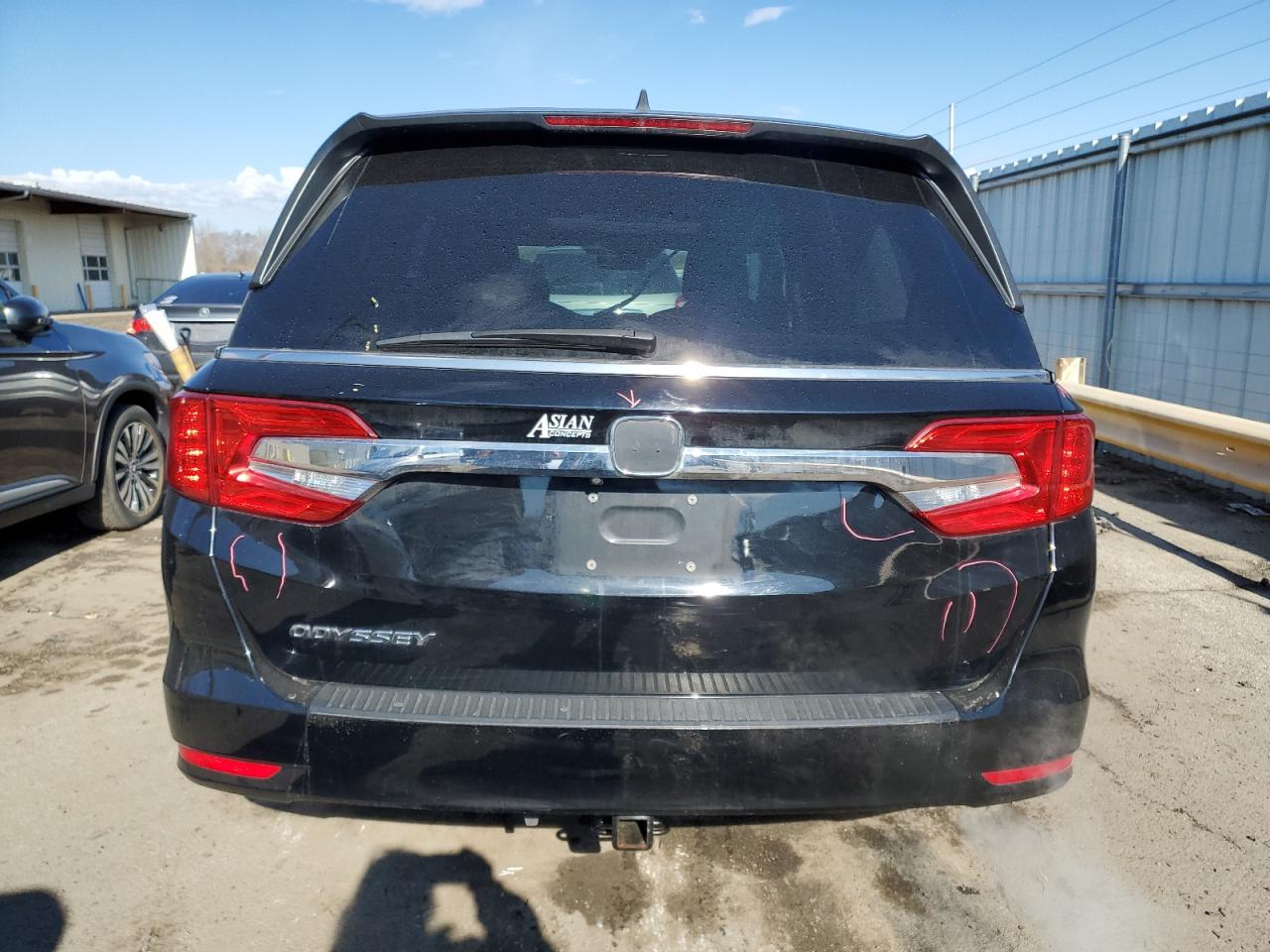 2019 Honda Odyssey VIN 5FNRL6H7XKB066918 Copart auction photo, mechanical / minor dent/scratches damage thumbnail 6