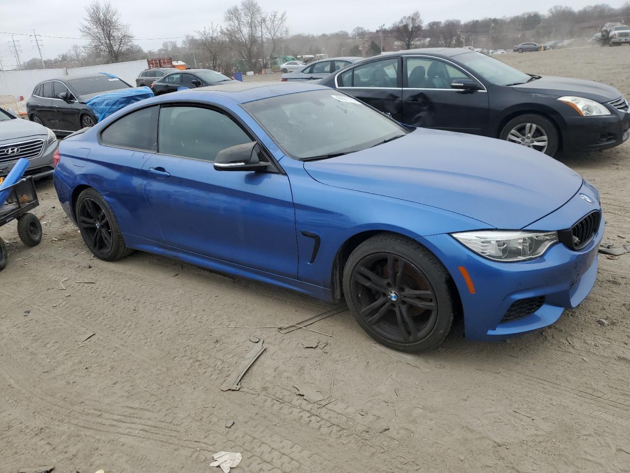 2014 BMW 4er VIN WBA3N9C5XEK245049 Copart auction photo, minor dent/scratches damage thumbnail 4