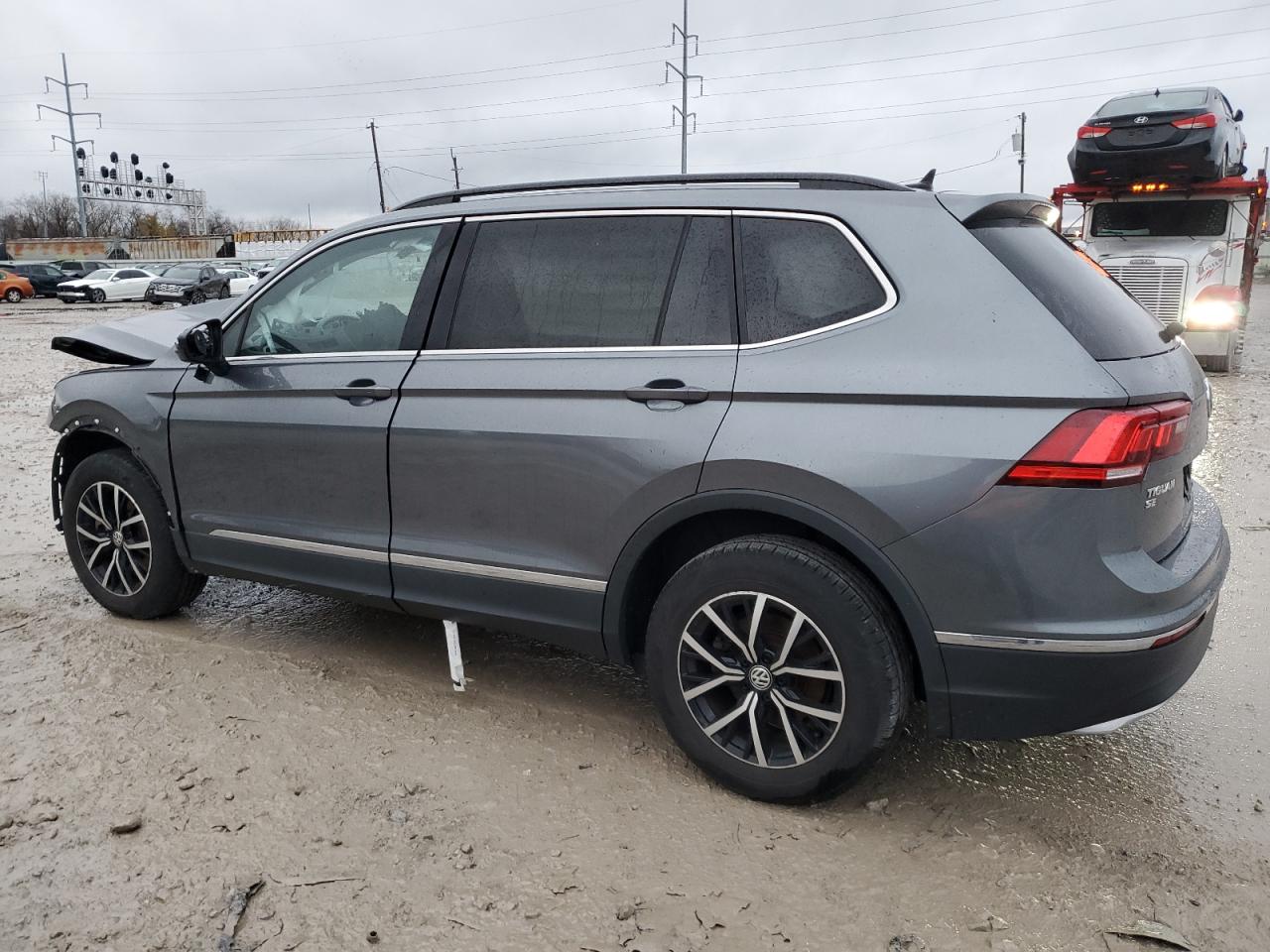 2021 Volkswagen Tiguan VIN 3VV3B7AX2MM159876 Copart auction photo, front end damage thumbnail 2