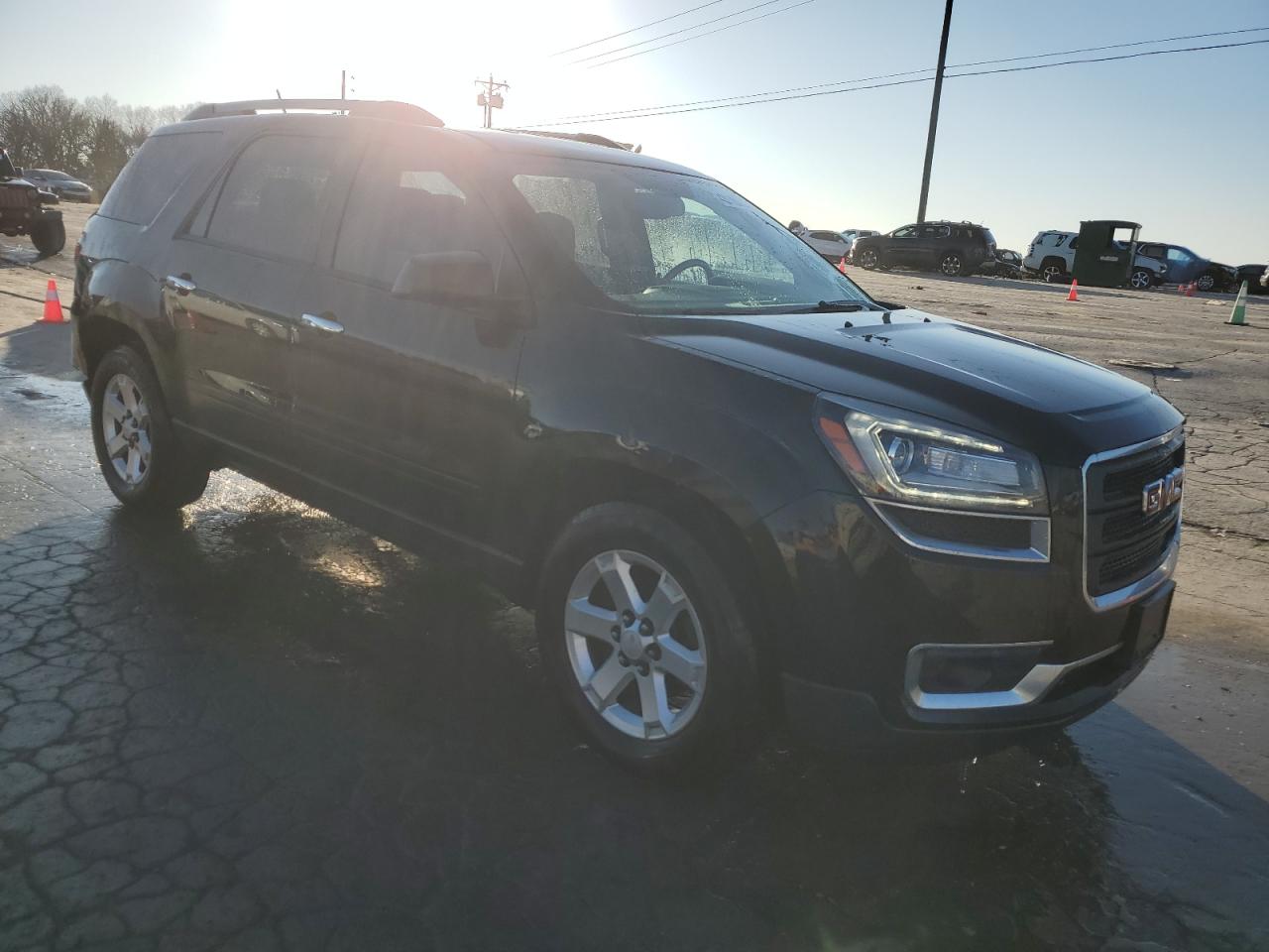 2014 GMC Acadia VIN 1GKKRPKD2EJ336892 Copart auction photo, rear end / top/roof damage thumbnail 4