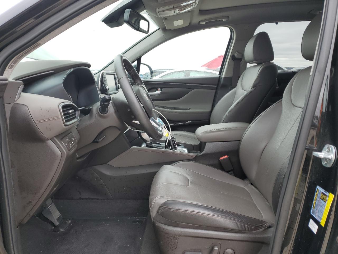 2019 Hyundai Santa Fe VIN 5NMS53AA6KH045644 Copart auction photo, water/flood damage thumbnail 7