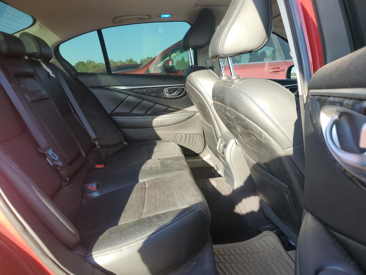 2014 Infiniti Q50 VIN JN1BV7AP8EM691893 Copart auction photo, front end damage thumbnail 10