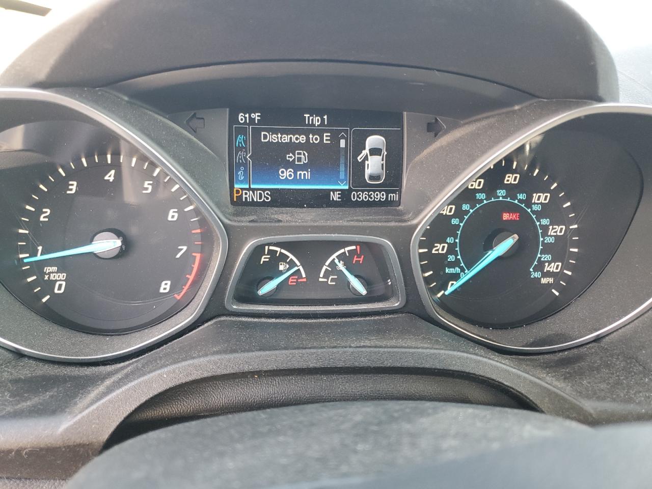 2014 Ford Escape VIN 1FMCU9J90EUB00484 Copart auction photo, rear end damage thumbnail 9