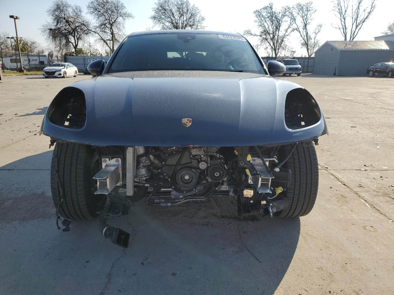 2018 Porsche Macan VIN WP1AA2A55JLB19538 Copart auction photo, front end damage thumbnail 5
