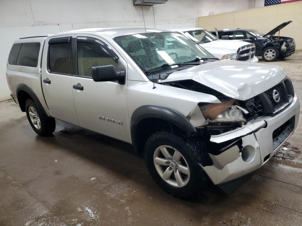 2014 Nissan Titan VIN 1N6AA0EJ8EN500658 Copart auction photo, front end damage thumbnail 4