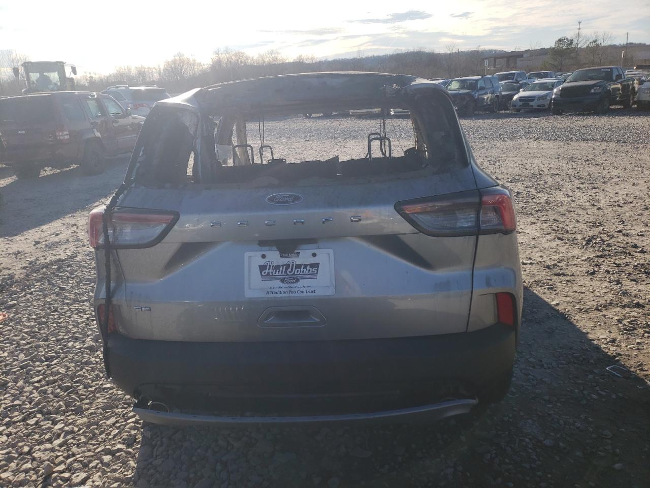 2022 Ford Escape VIN 1FMCU0G67NUB94002 Copart auction photo, burn damage thumbnail 6