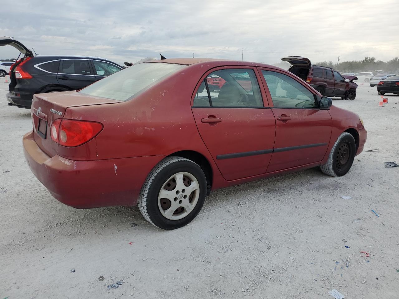 2005 Toyota Corolla VIN 2T1BR32EX5C407572 Copart auction photo, side / minor dent/scratches damage thumbnail 3