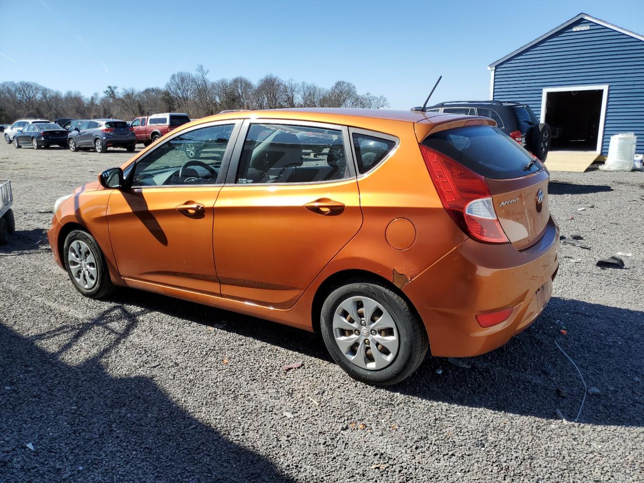 2016 Hyundai Accent VIN KMHCT5AEXGU244488 Copart auction photo, normal wear / minor dent/scratches damage thumbnail 2