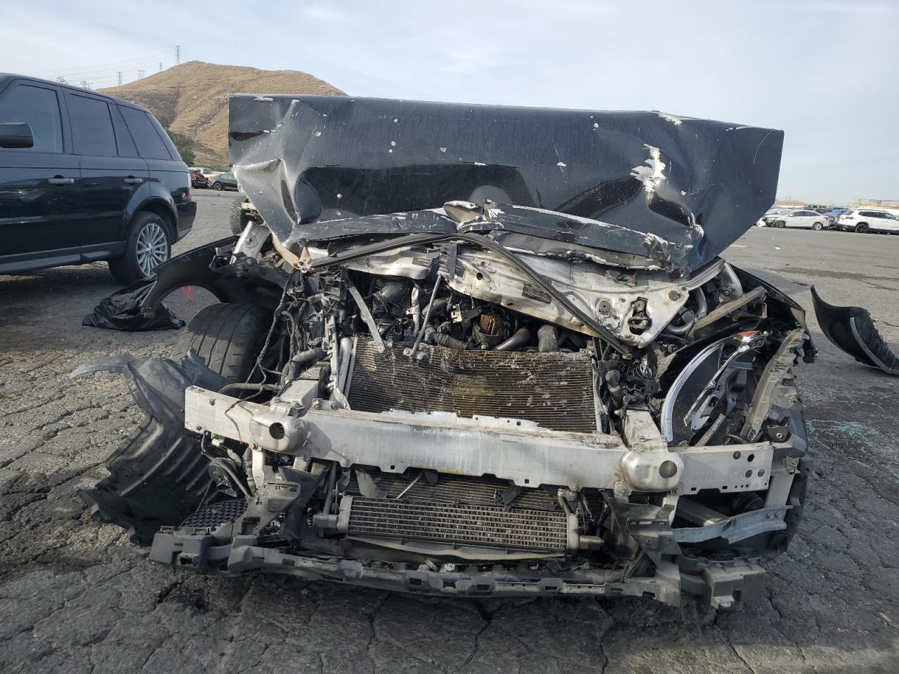 2015 Mercedes-Benz C-klasse VIN 55SWF4KB2FU003067 Copart auction photo, front end / side damage thumbnail 5