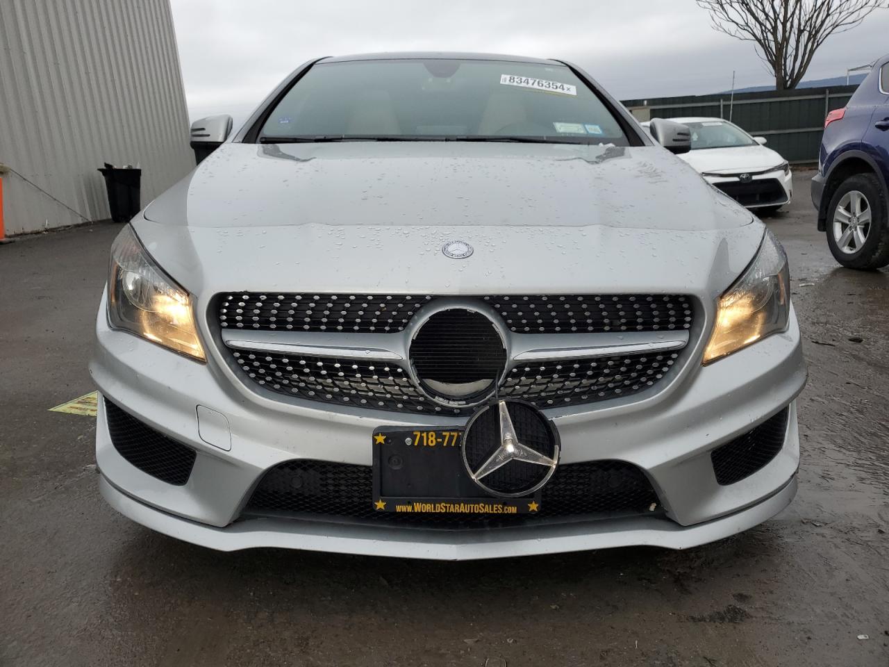 2016 Mercedes-Benz CLA-klasse VIN WDDSJ4GB8GN325521 Copart auction photo, front end / undercarriage damage thumbnail 5