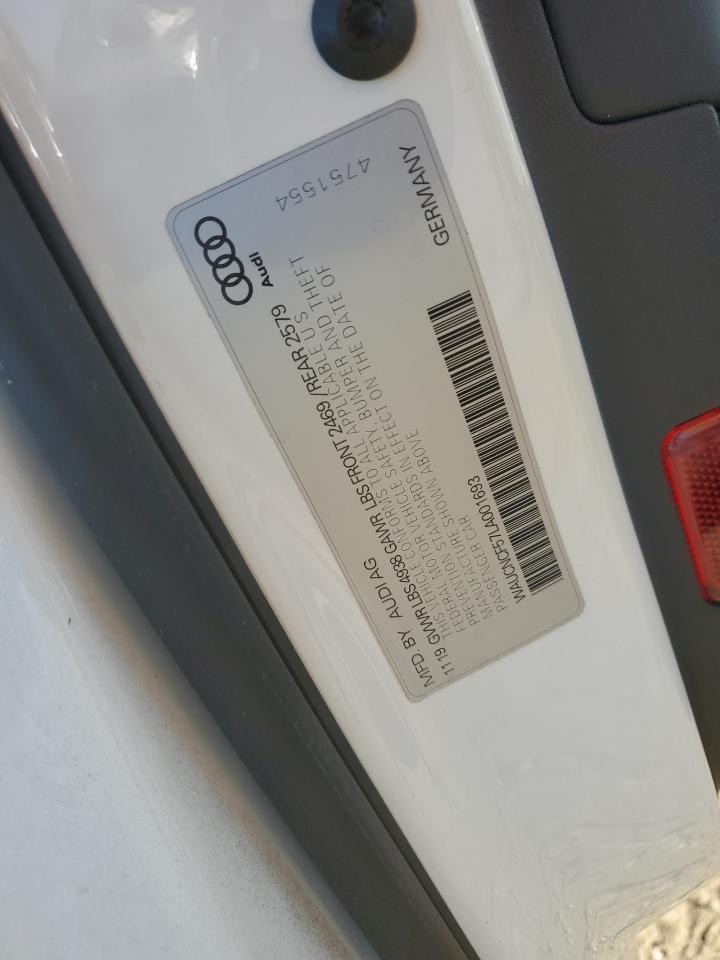 2020 Audi A5 VIN WAUCNCF57LA001693 Copart auction photo, all over damage thumbnail 15