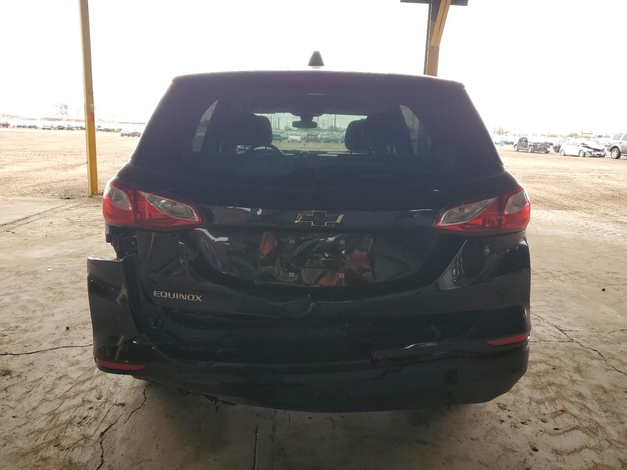2020 Chevrolet Equinox VIN 2GNAXHEV4L6281340 Copart auction photo, rear end / side damage thumbnail 6